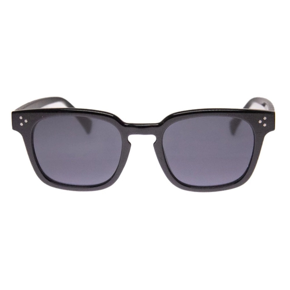 ASOS black frame Classic rectangular shape sunglasses - Picture 2 of 8